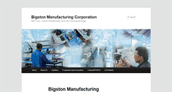 Desktop Screenshot of bigston-mfg.com