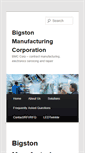 Mobile Screenshot of bigston-mfg.com