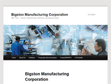 Tablet Screenshot of bigston-mfg.com